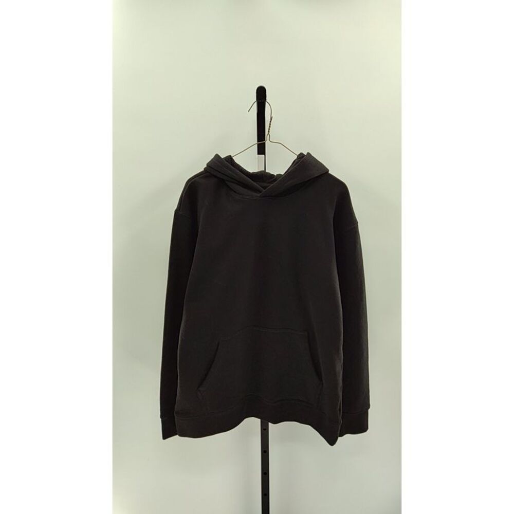 Quince Black Men's Hoodie Sweatshirt